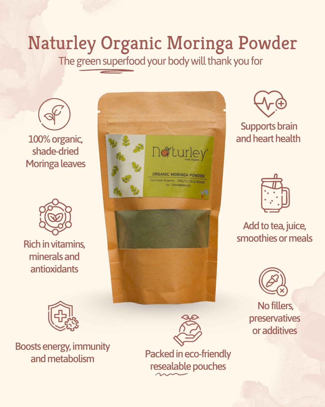 Organic Moringa Powder