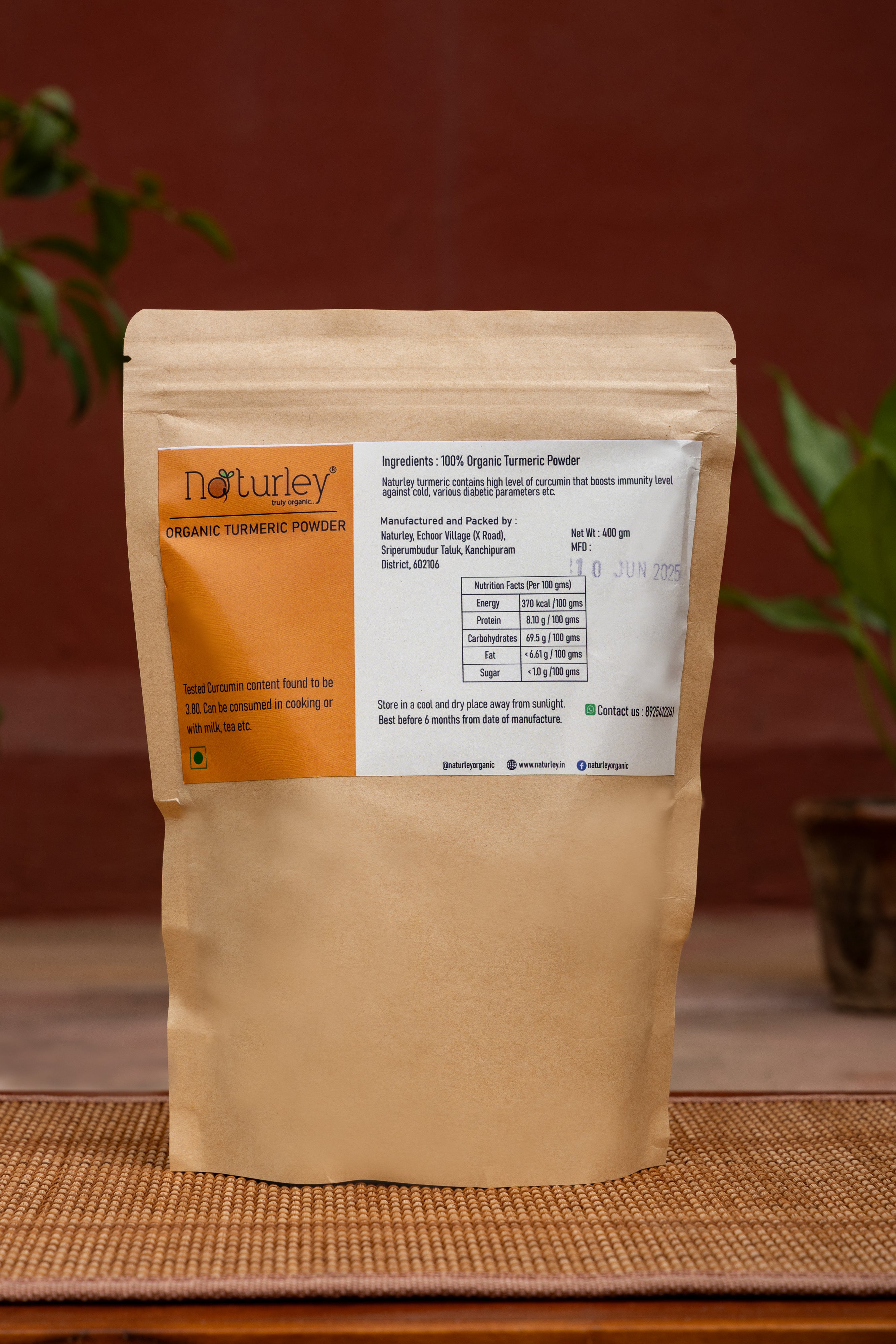 Solar Dried Turmeric Powder