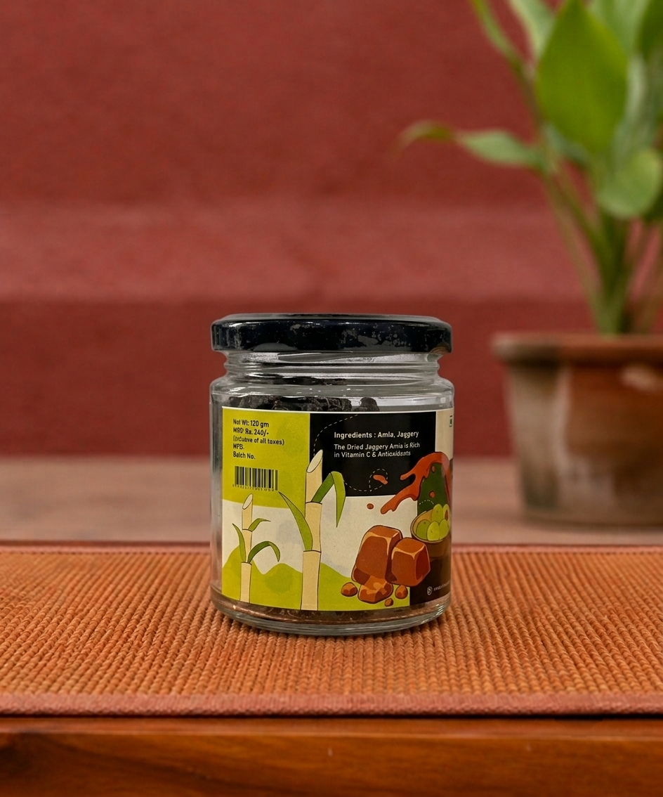 Dried Jaggery Amla