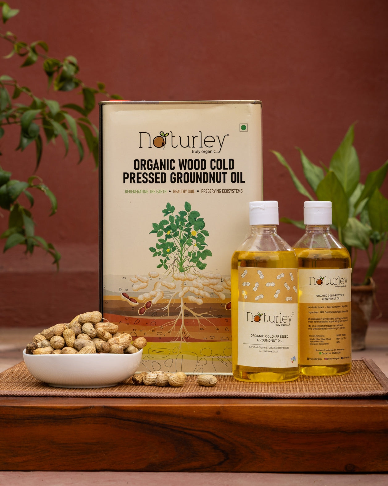 Cold-Pressed Groundnut Oil