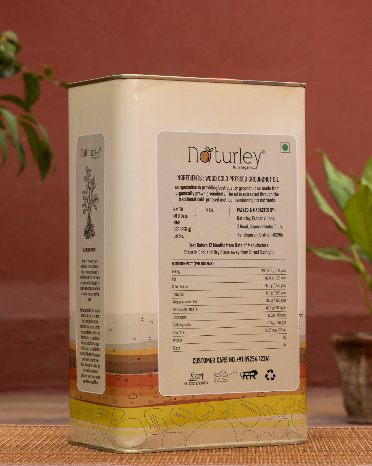 Cold-Pressed Groundnut Oil