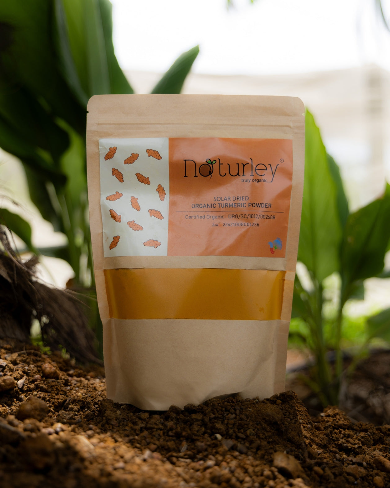 Naturley Organic Turmeric Powder (1.5 Months Solar Dried)