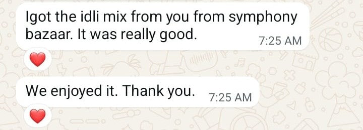 Customer review screenshot